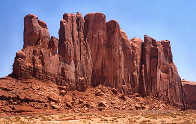 Camel Butte red rock formation